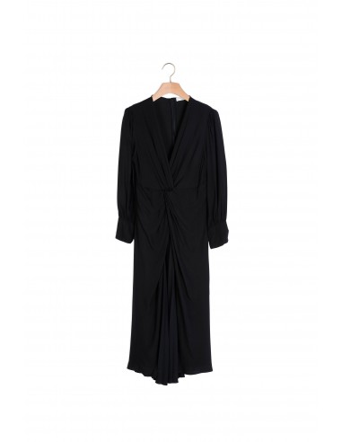 Robe longue drapée 2024