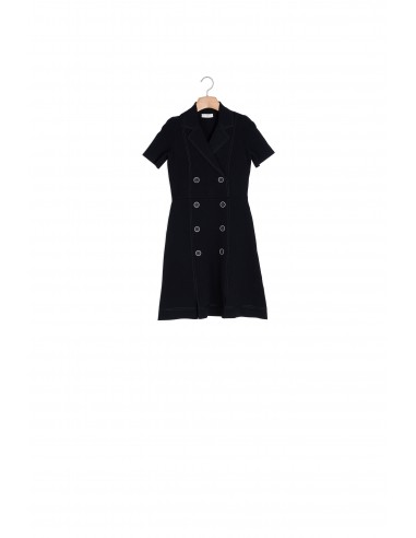 Robe façon tailleur en maille soldes